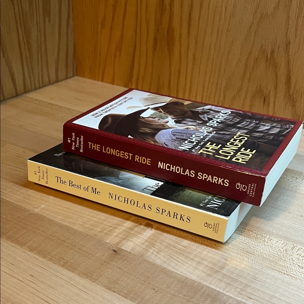 The Longest Ride and The Best of Me by Nicholas Sparks BUNDLE -- romance novels - Picture 7 of 14